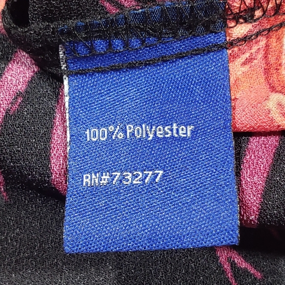 Apt 9 NWT Floral Pleat Back Button Down Sleeveless Shirt Size XS - Picture 8 of 13